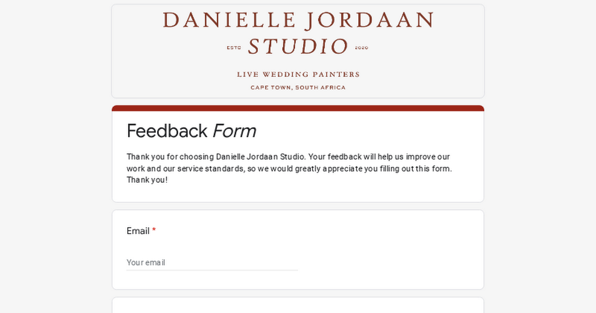 Feedback Form thumbnail