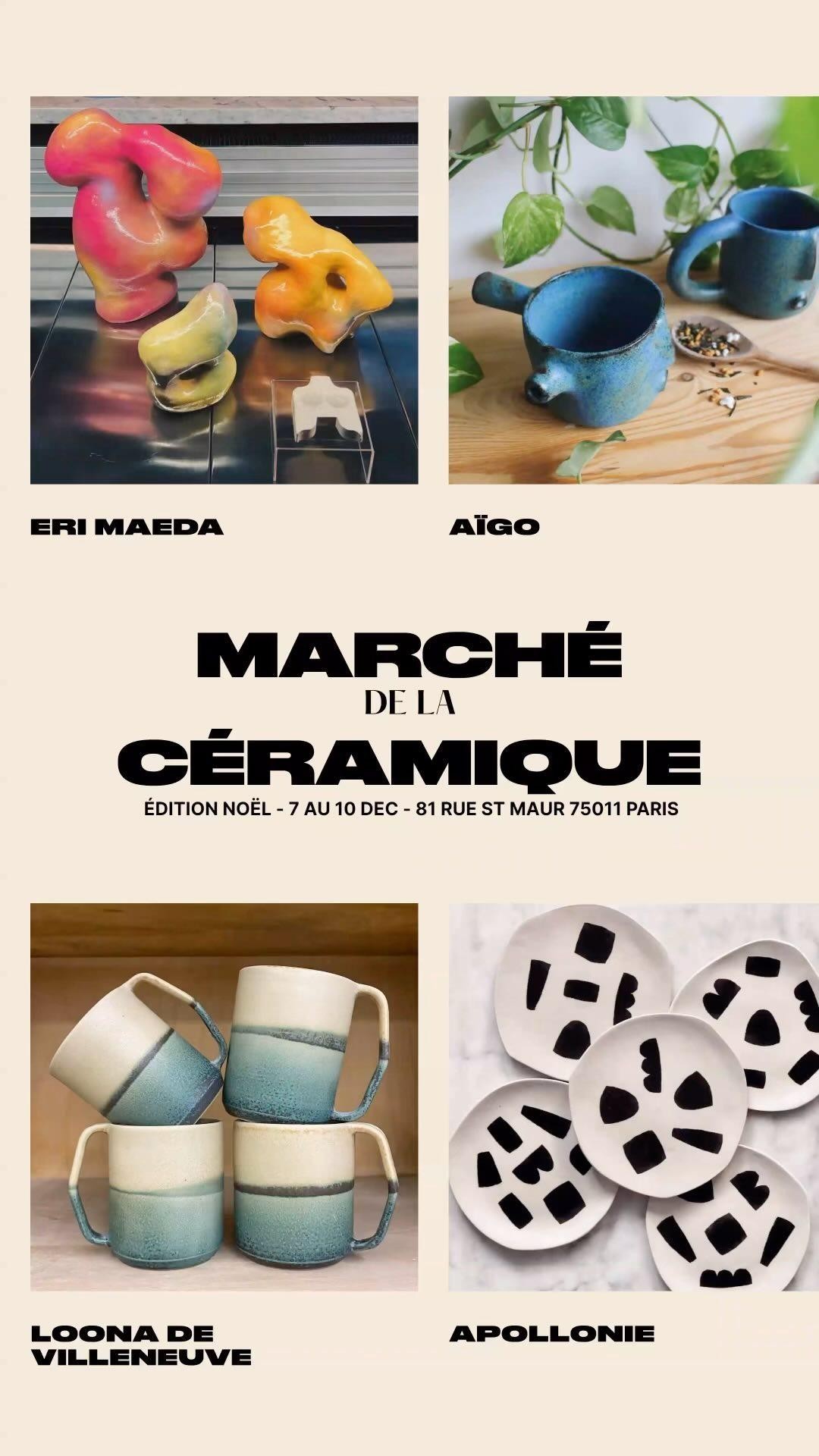 🔥🔥 J-7 🤩🤩 Ligne droite pour les préparatifs de ce SUPER MARCHÉ DE NOËL dédié à la Céramique & l’artisanat Français 🇫🇷 10