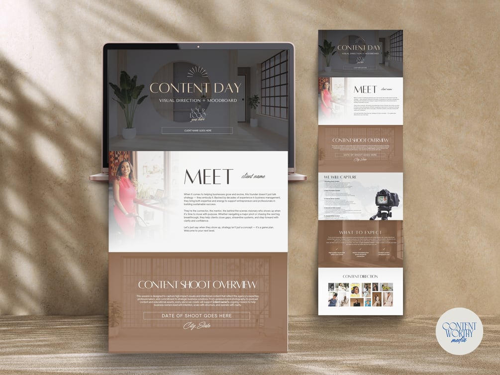 Content Day Vision Board Template thumbnail