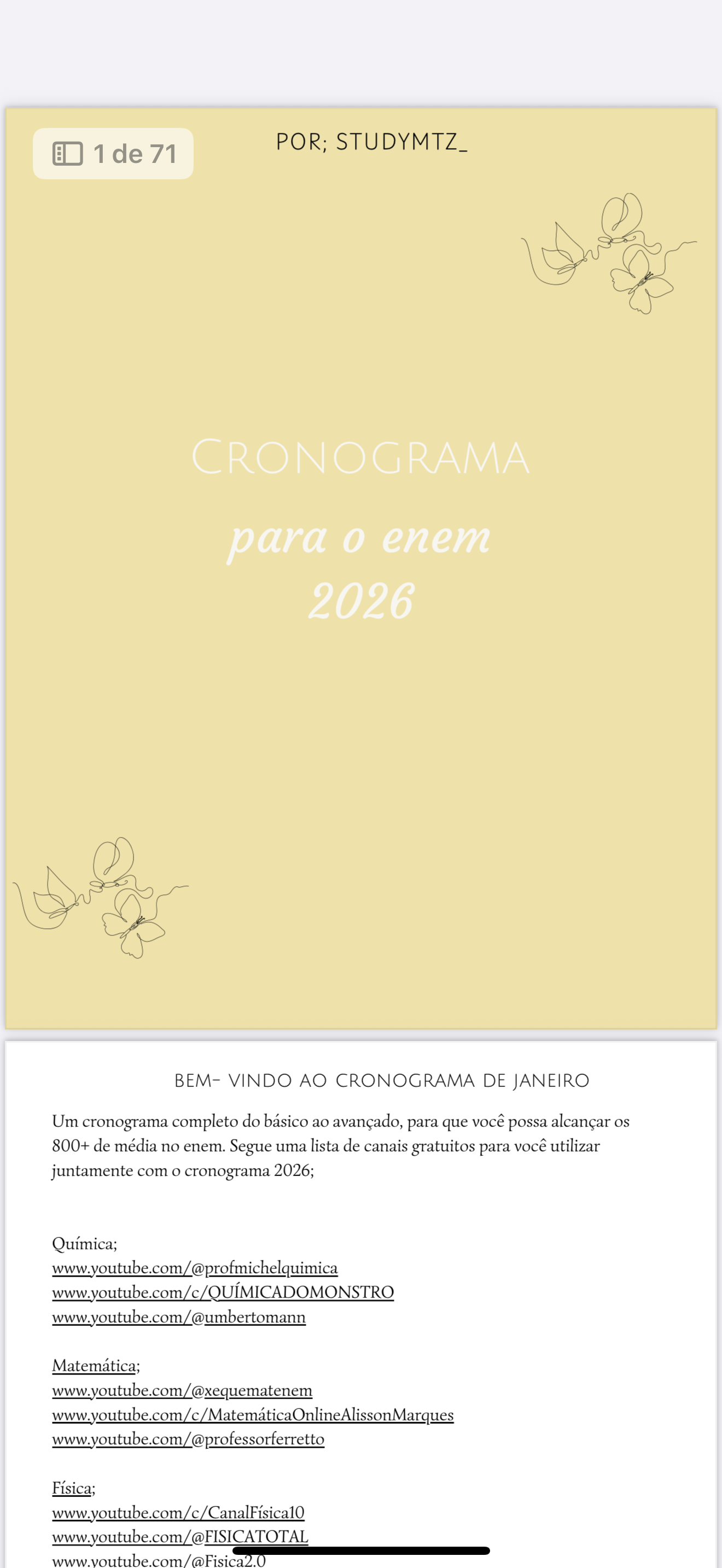 Cronograma Enem 2026  thumbnail