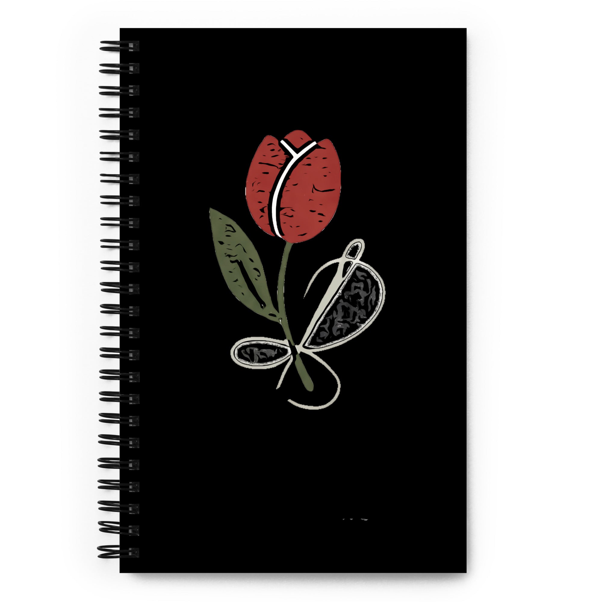 Tulip & Thread sketch logo Spiral notebook thumbnail