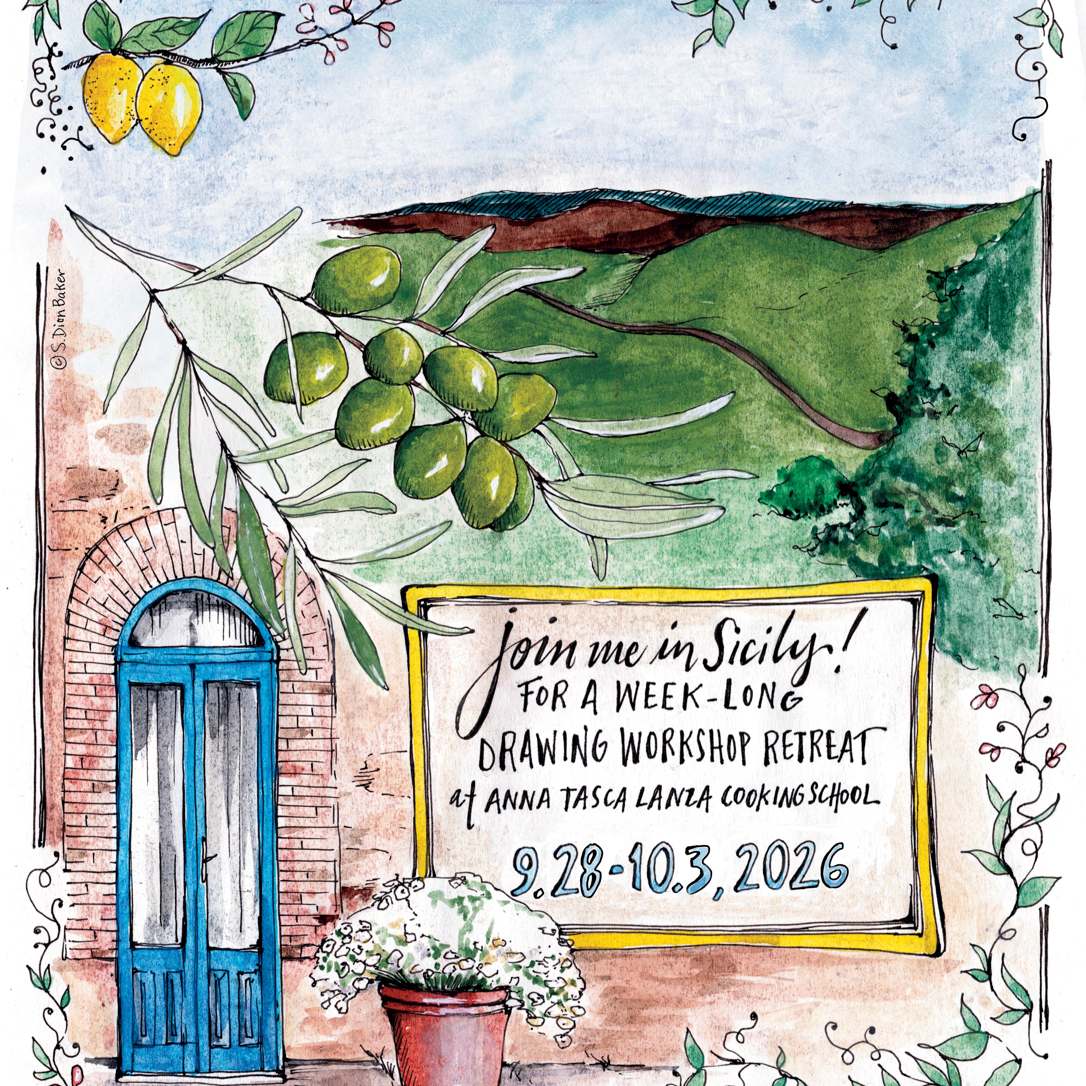 Sicily Drawing Workshop 2026! thumbnail