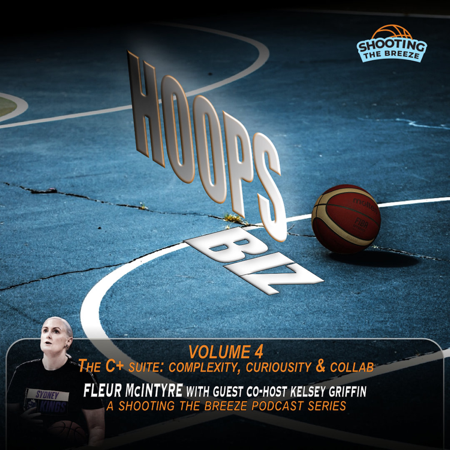 No. 231: Hoops Biz Vol. 4: The C+ Suite&nbsp; - Complexity, Curiousity & Collaboration with Fleur McIntyre & guest co-host Kelsey Griffin thumbnail