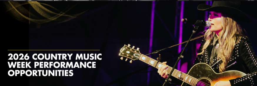 Country Music Week 2026 Performance Opportunity Submission thumbnail