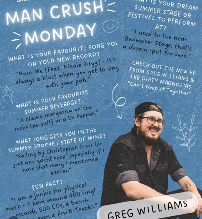 Man Crush Monday: GREG WILLIAMS thumbnail
