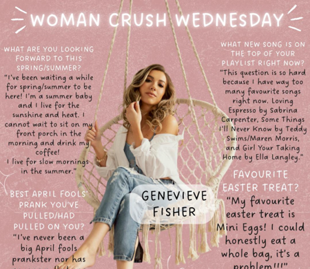 Woman Crush Wednesday: GENEVIEVE FISHER thumbnail