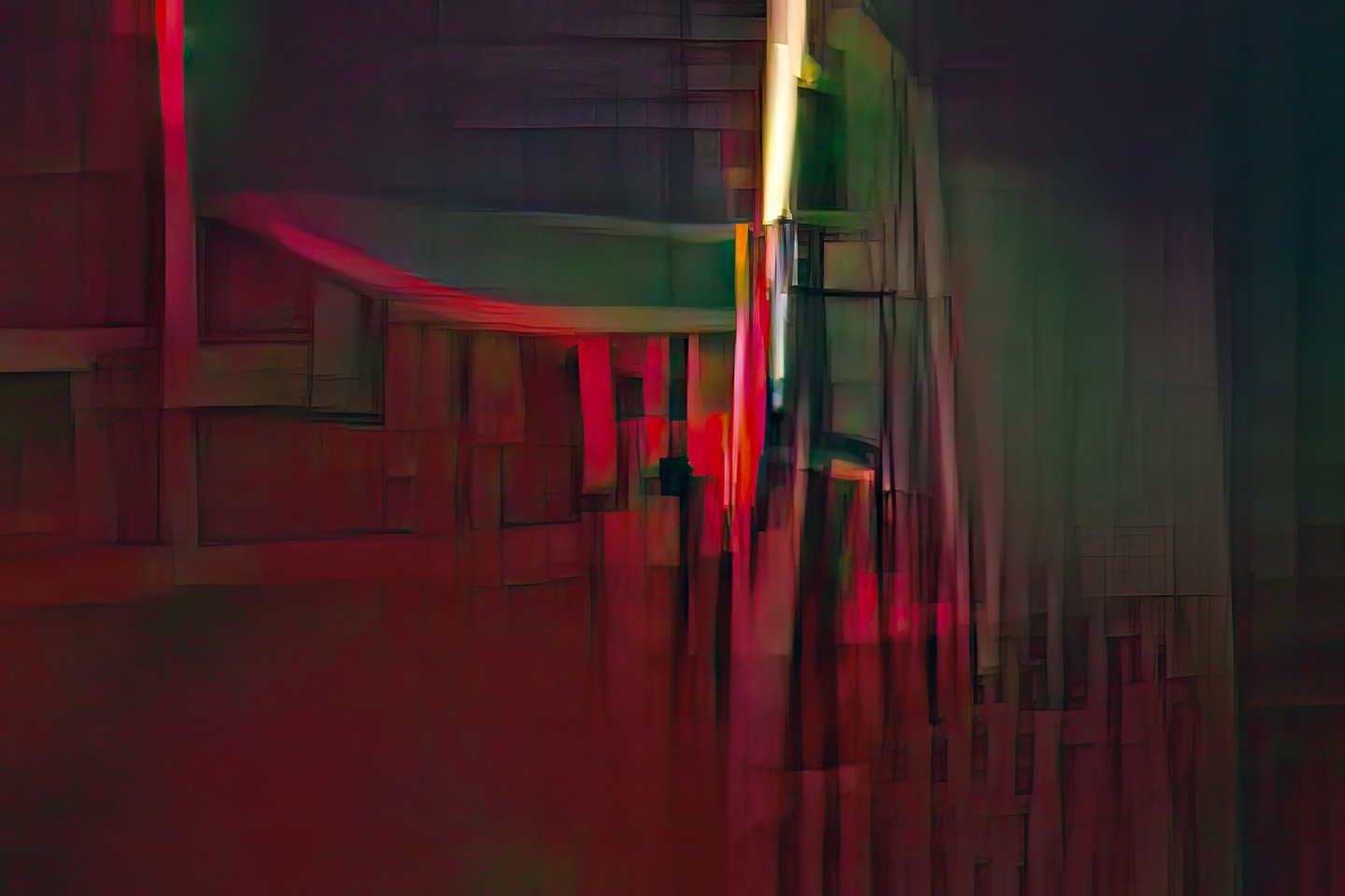- Quay -
An abstraction of a warehouse alongside a quay at night. From my Found Art 2023 series.

https://www.saatchiart