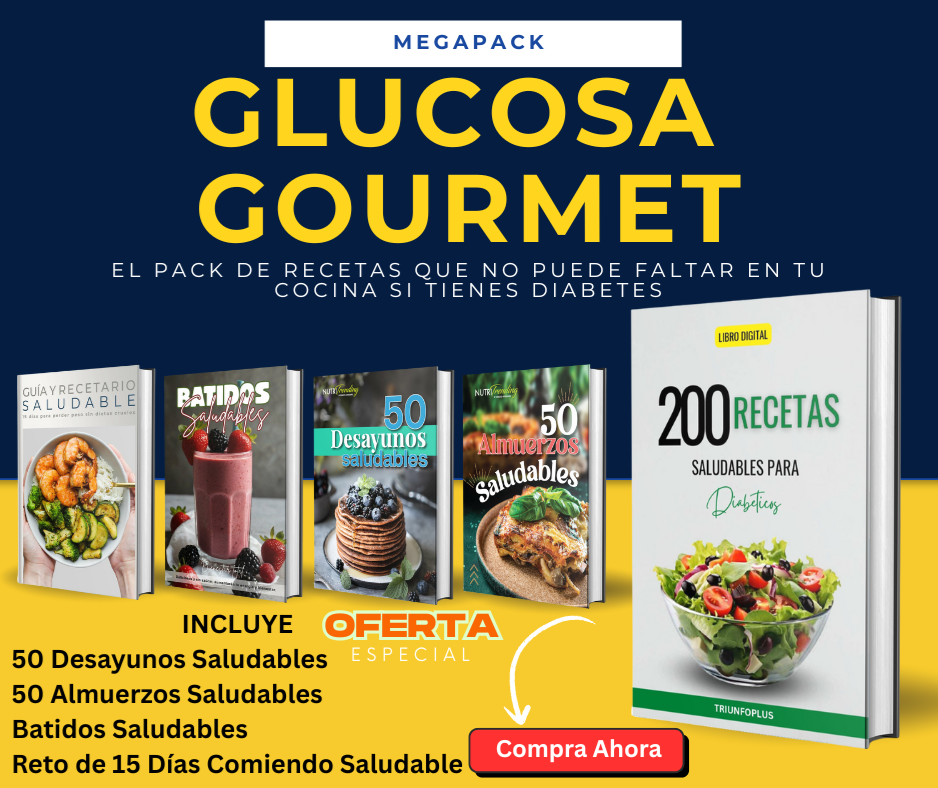 Mega Pack Glucosa Gourmet -200 Recetas para Diabéticos thumbnail