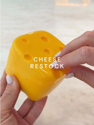 Brb storing my cheese inside my cheese 🧀#amazonfind#restock#musthave#kitchenfind#fridgerestock 