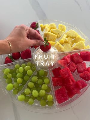 Summer is here!! 🍍 Let’s restock my fruit tray for a day in the sun #asmr#restock#restocking#satisfying#restockasmr#summ