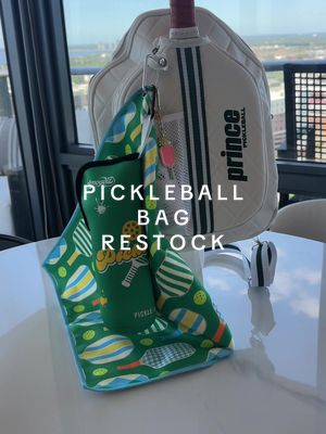Let’s restock my pickleball bag! 🏓☀️ What am I missing?? 👀 #pickleball#restock#asmr#organized#musthaves#pickleballbag#re
