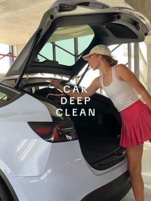 Let’s deep clean my car! 🧼🚙 This kit comes with everythinggg you could need #asmr#carclean#restock#cleaning#restocking#c