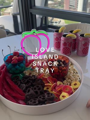 Let’s restock a love Island snack tray! 🫦🏝️🍬 Who’s ready for casa amor?? ##loveisland#restock#loveislandusa#casaamor#hos