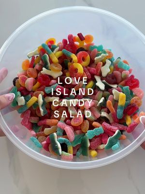 Let’s restock a candy salad for Love Island! 🍬🌴 Time for casa to join the villaaa 🤭 ##loveisland#loveislandusa#asmr#rest