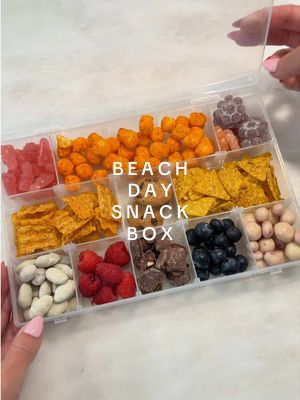 Let’s restock my snack box for a beach day! 🏖️🫐 ##restocking#asmr#snackbox#snackrestock#candyrestock