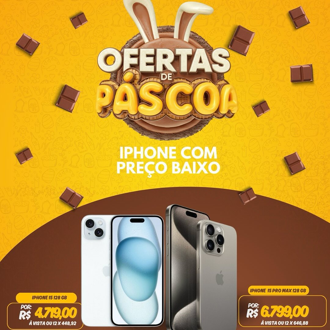 Coelhinho da Páscoa, que trazes Iara mim ? Um ovo, dois ovos, três ovos assim ! 

Se liga nesse promoção de Páscoa 🤩 não