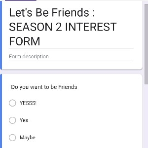 Season 2 Interest Form thumbnail