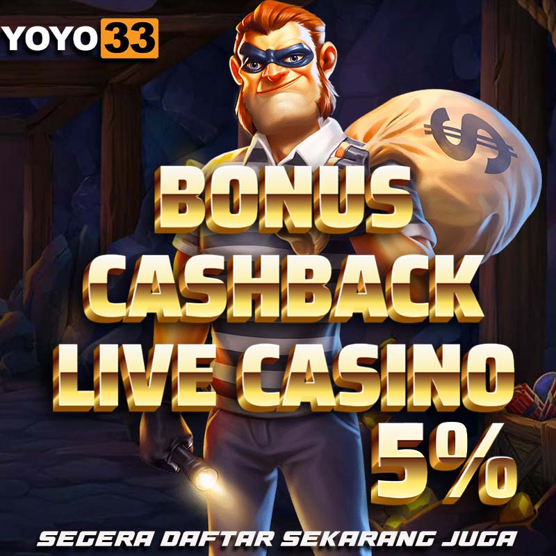 YOYO33 BONUS CASHBACK LIVE CASINO 5% thumbnail