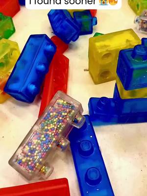 ⭐️ Comment “BLOX” and I’ll send you the link to this squishy, sensory Jelly Blox Classic Castle Set! 🧱✨ This set comes w