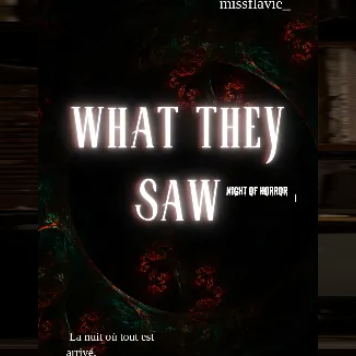 WHAT THEY SAW thumbnail