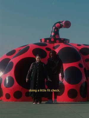 Had to do a fit check in Naoshima in front of Yayoi Kusama’s red pumpkin. Loved the pieces we picked up in Kojima, the b