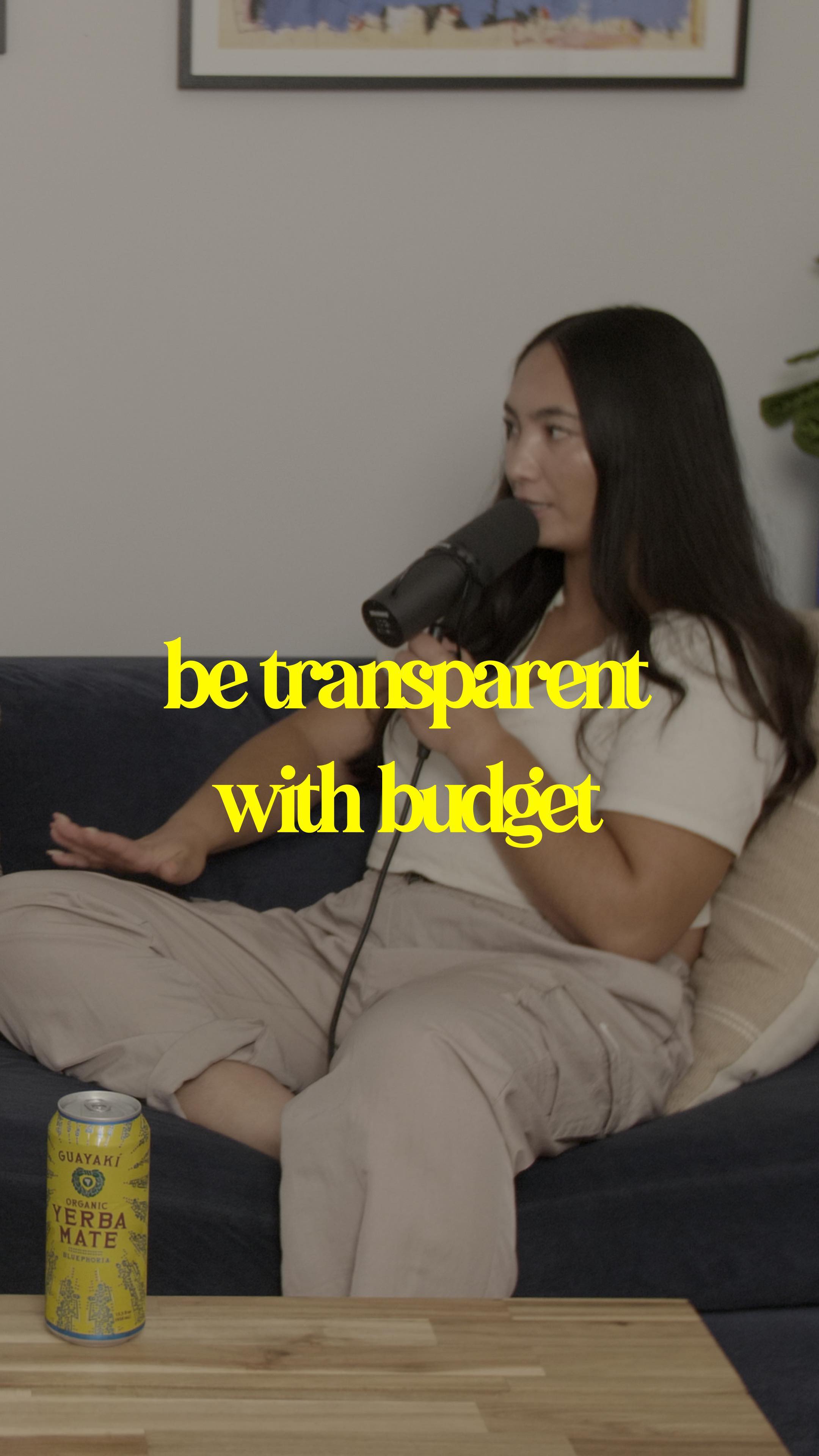 the biggest tip: be transparent & honest!

new podcast episode out now on all platforms

Full video on YouTube & Spotify