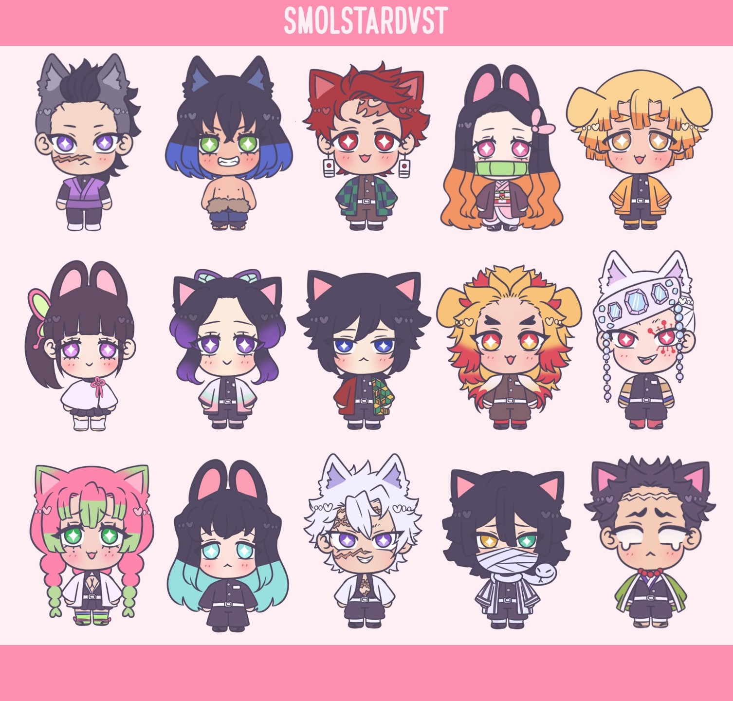 KNY version of the furbaby set!!! Which one would you adopt?? 🥰

🎀 #demonslayer #kimetsunoyaiba #tanjiro #nezuko #inosuk