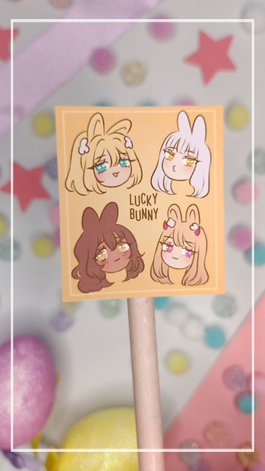 I added these Lucky Bunny stickers back in April but now there's new bunny girl outfits !!!

shall I add Soda, Alice, Ma