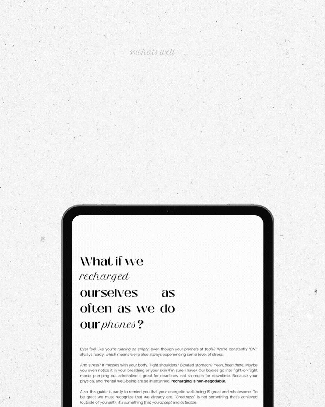 recharging 5 step guide (free)  thumbnail