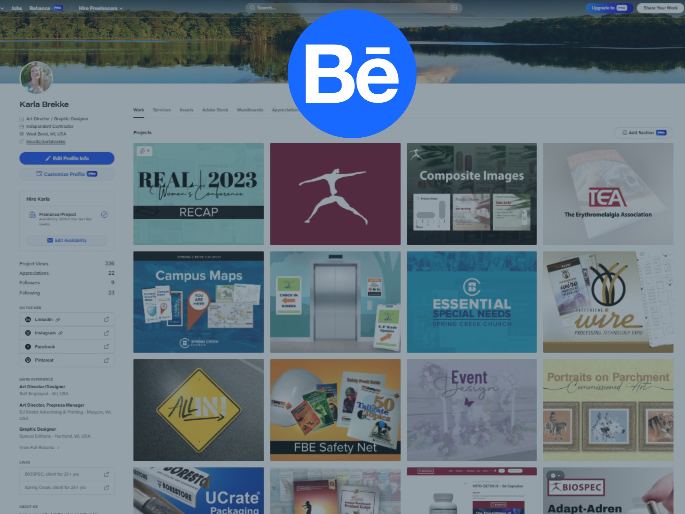 Bēhance Art & Design Portfolio thumbnail