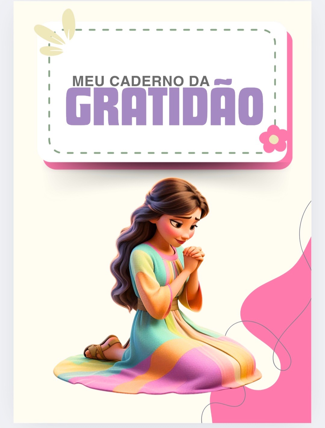 Caderno da Gratidão Canva Editável  thumbnail