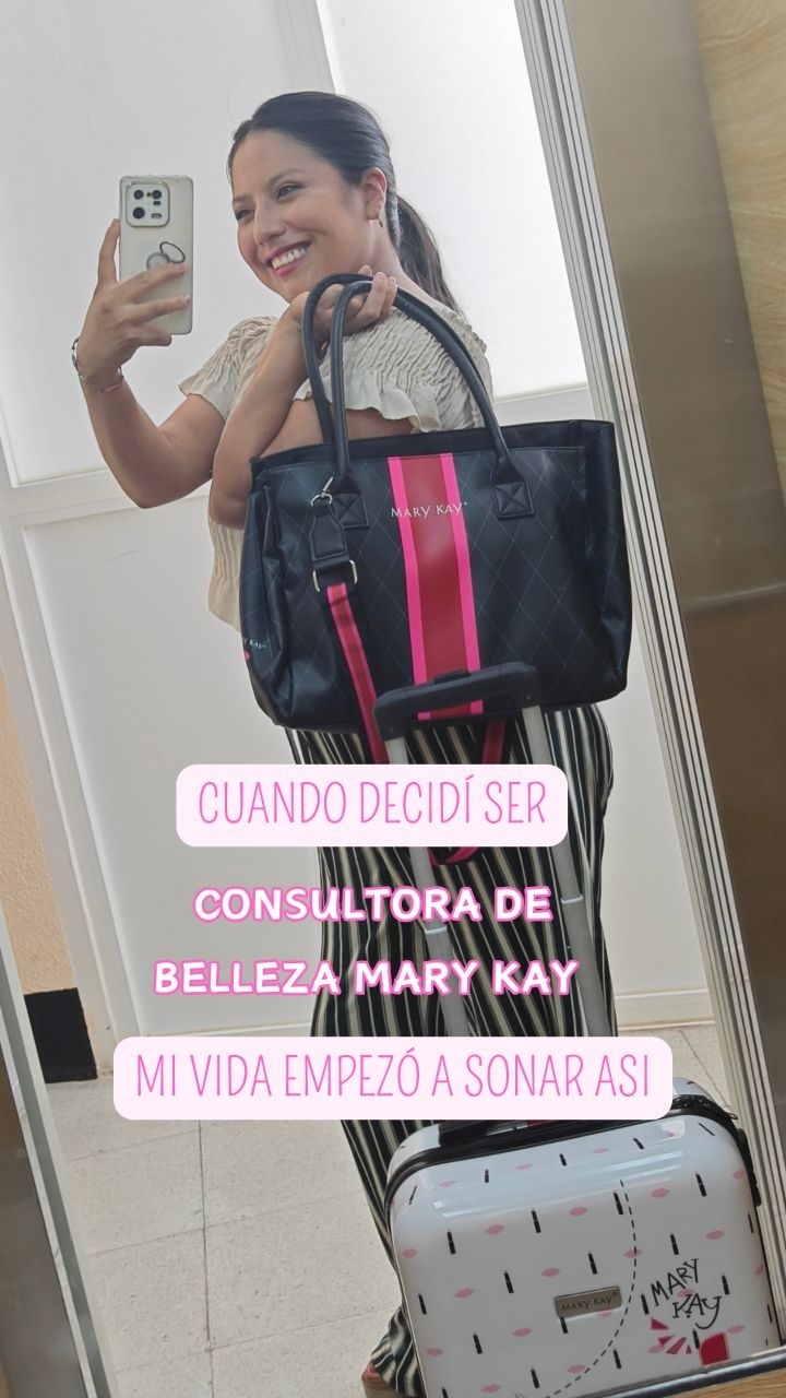 Cuando decidí ser solo 
CONSULTORA DE BELLEZA MARY KAY 
Mi vida empezó a sonar así 🥰

Y tú estás buscando un trabajo que