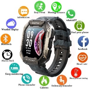 Relógio à Prova D'água De fitness Bluetooth thumbnail