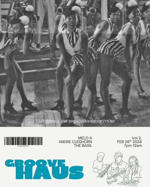 Groove Haus | Cafe Erzulie | Thu, Feb 26, 2026 | Cafe Erzulie thumbnail