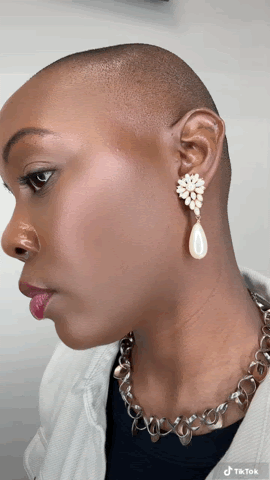 Destiny Pearl Tear Drop earrings thumbnail