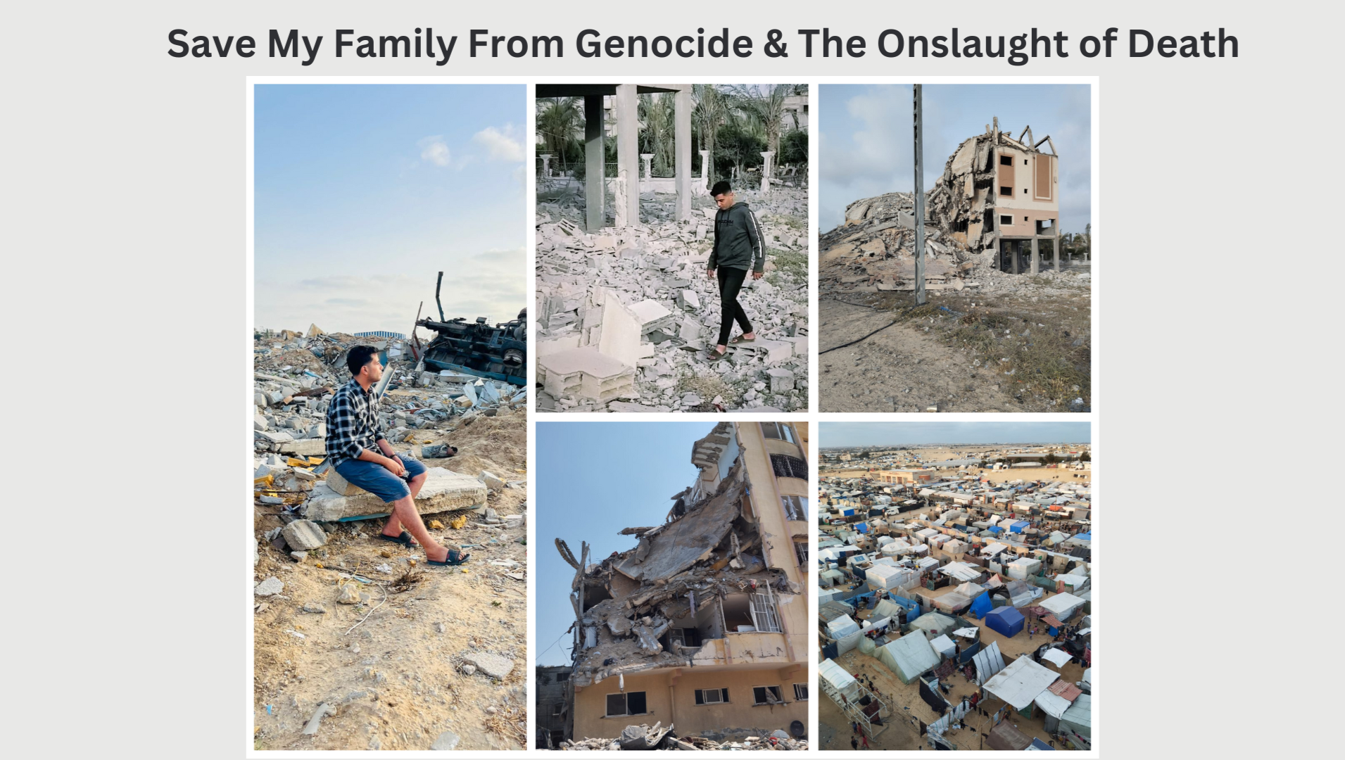 Yousef (2/2) : Donate to Save My Family from Genocide & The Onslaught of Death, organized by Shahrum Ali thumbnail