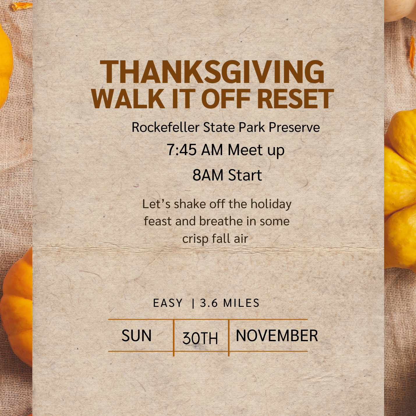 Thanksgiving Walk It Off Reset - November 30th thumbnail