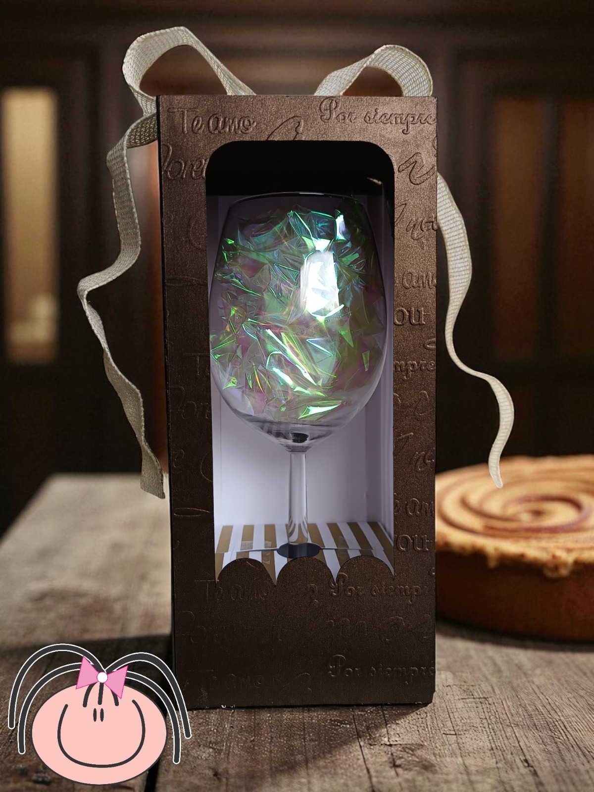 Caja para copa de vino thumbnail