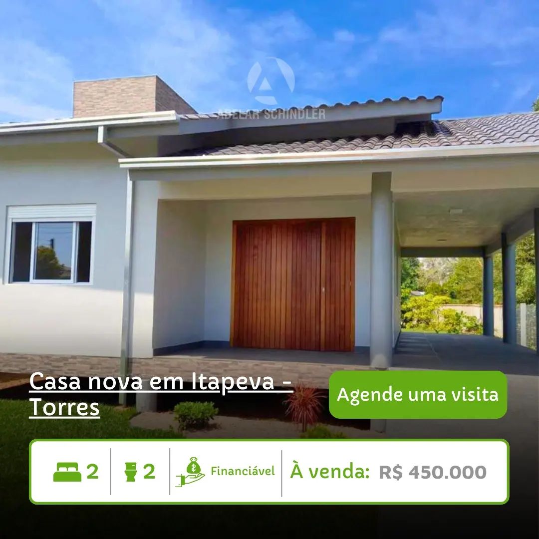 [À VENDA] 🏠🌊 Encantadora casa na praia Itapeva - Torres/RS!

[VALOR DE R$ 450 MIL]

Recém construída, essa belíssima res