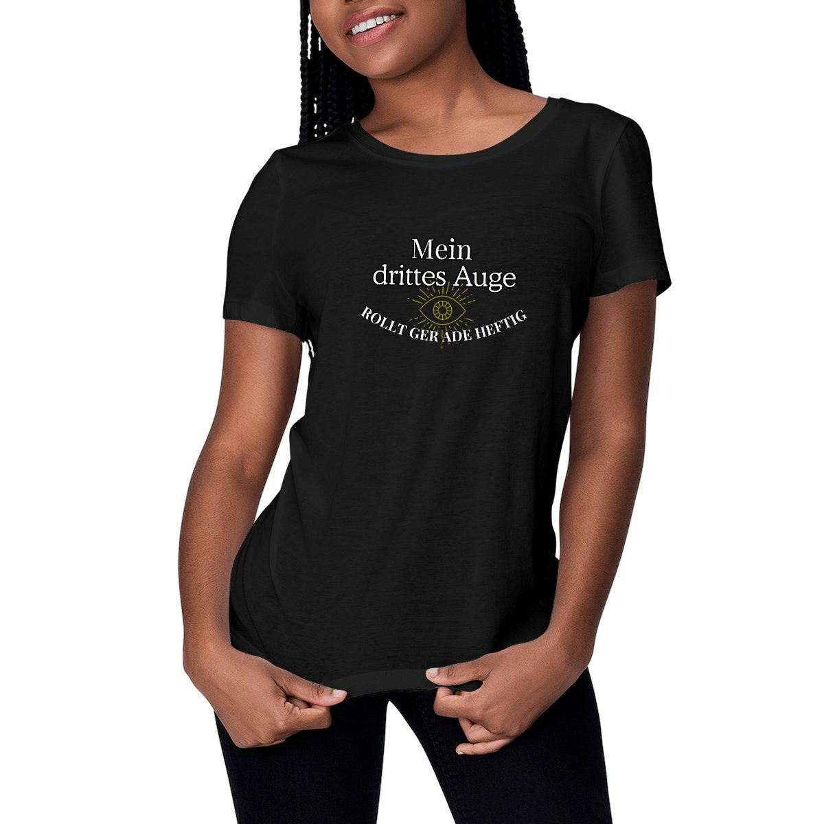 Mein drittes Auge rollt gerade heftig - sarkastischer spiritueller T-Shirt Spruch  thumbnail