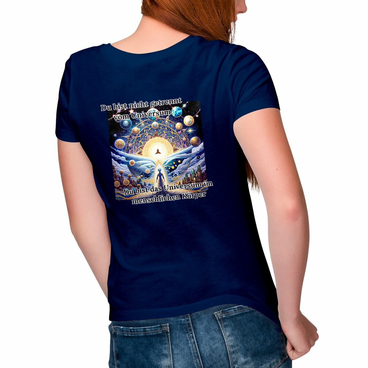 T-Shirt Design Druck - das Universum ist in dir thumbnail