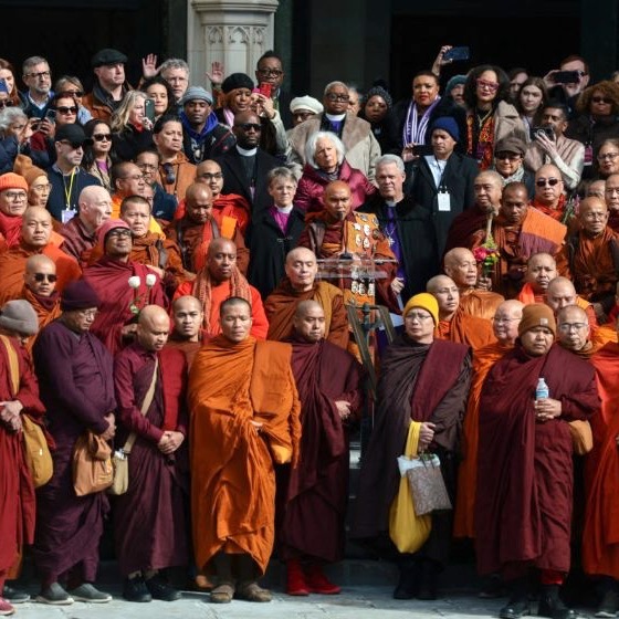 Buddhist Monks Complete Historic Walk for Peace to Washington, DC thumbnail