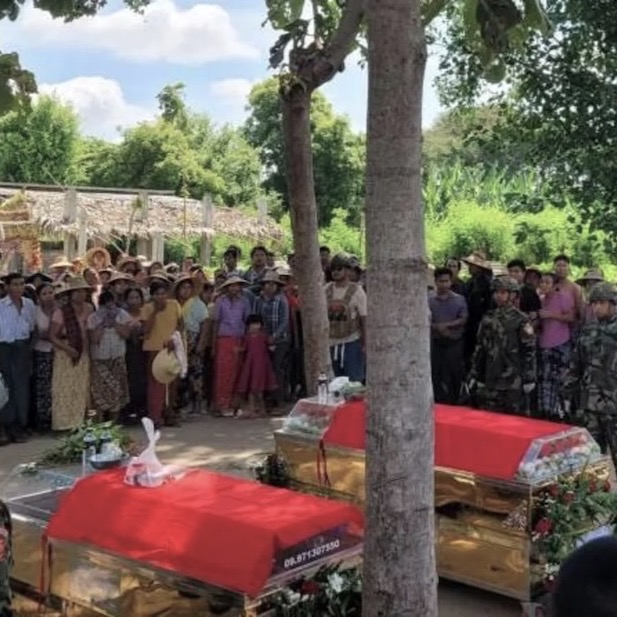 At least 32 Killed, 50 Injured During Myanmar Military Strike on Buddhist Festival thumbnail