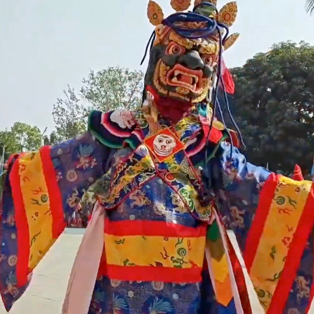BDG's World of Buddhism: Bhutanese Cham Dance for World Peace in Bodh Gaya thumbnail