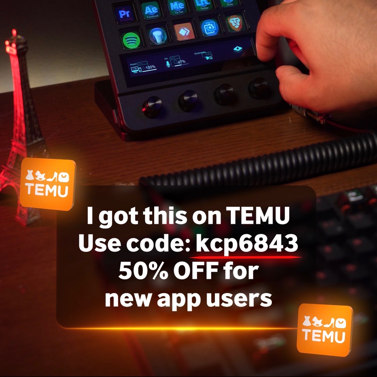 TEMU - CODE 50% OFF : kcp6843 thumbnail