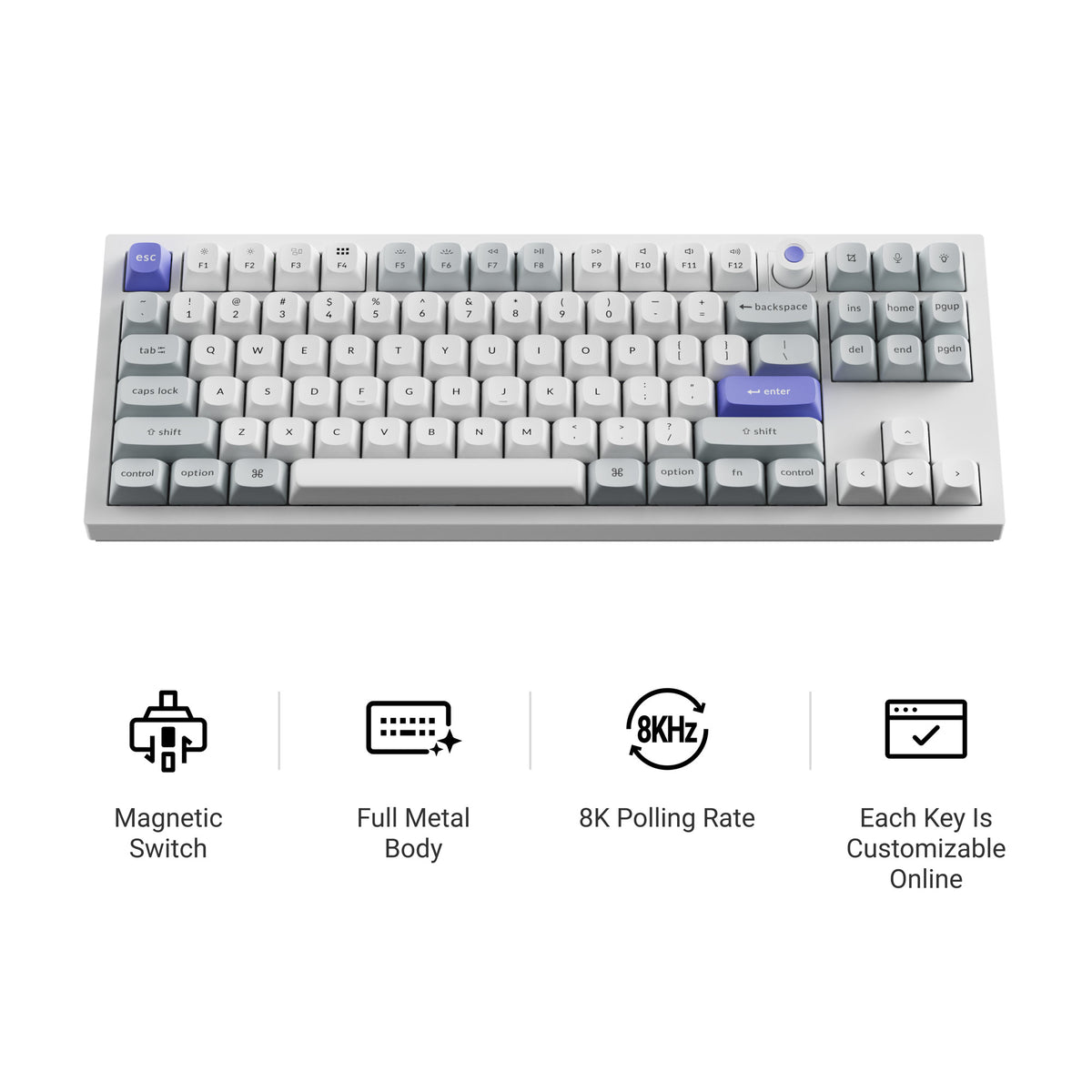 Keychron Q3 HE 8K Magnetic Switch Keyboard thumbnail
