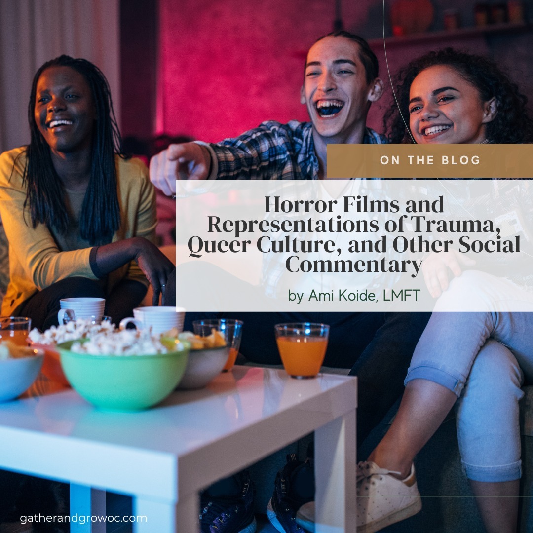 Over at the Grower's Guide, Ami talks about her love of horror movies and how can be social commentary on important topi