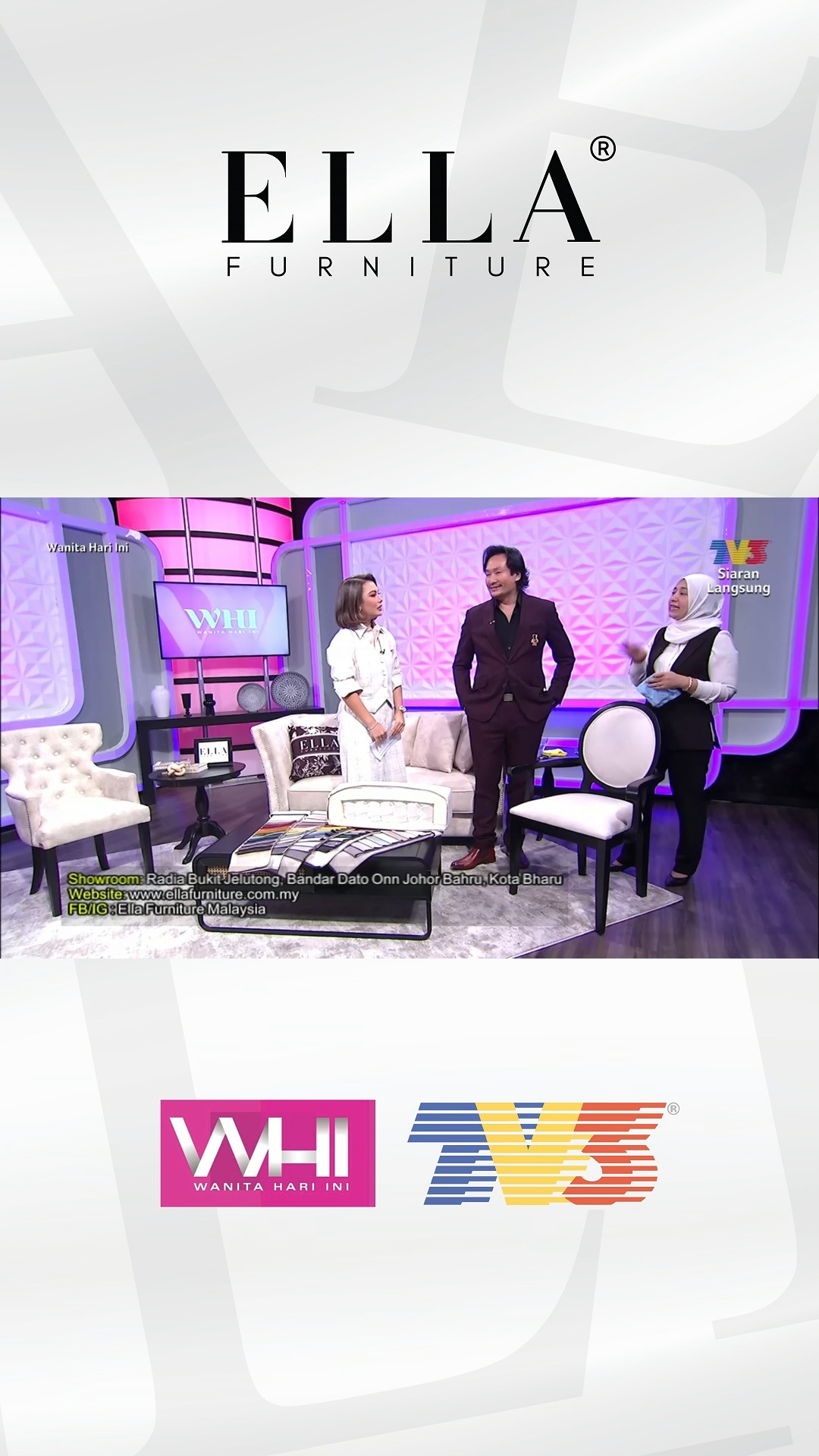 Ella Furniture di Wanita Hari Ini💫bersama DATO AC MIZAL !! thumbnail