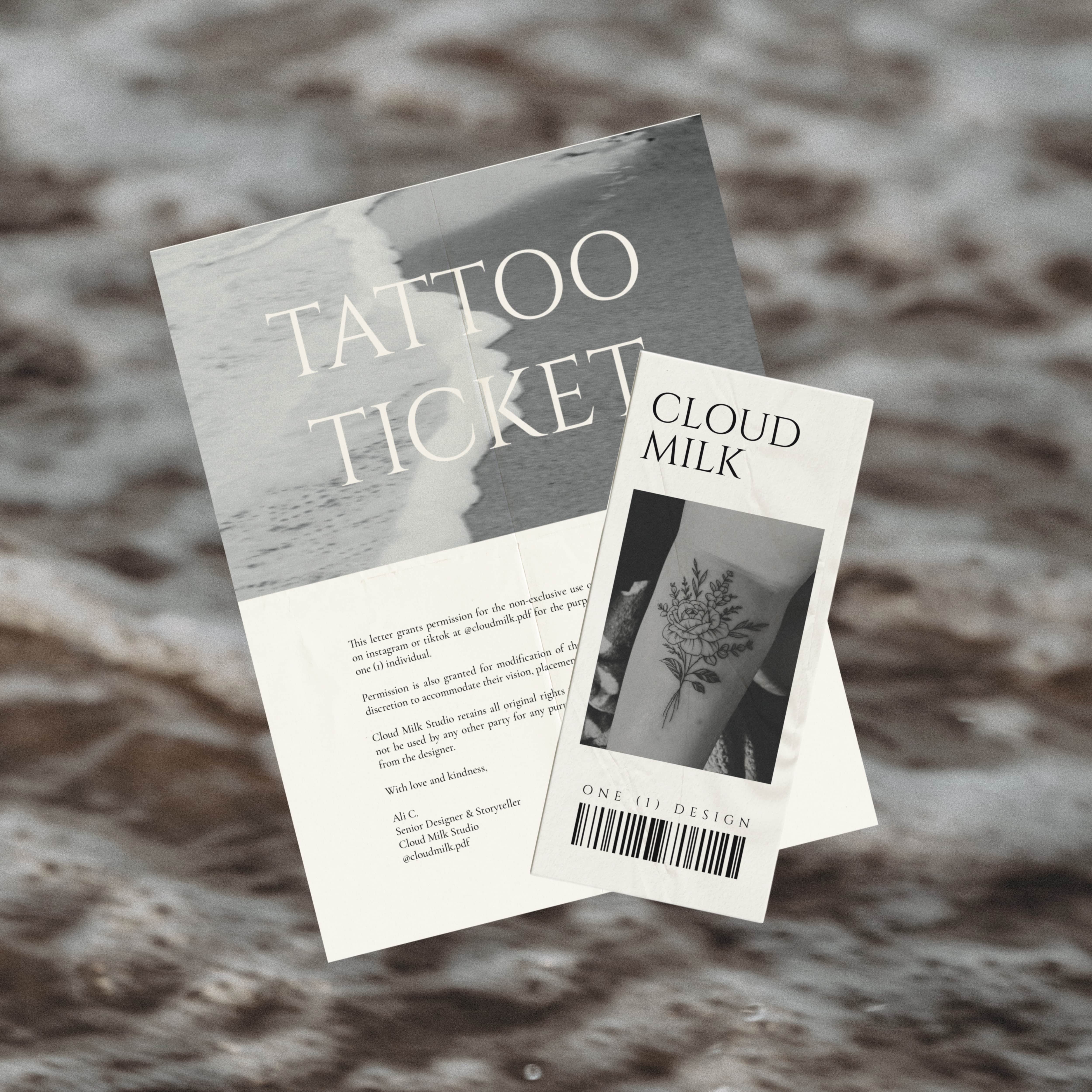 ✩ tattoo ticket ✩ thumbnail