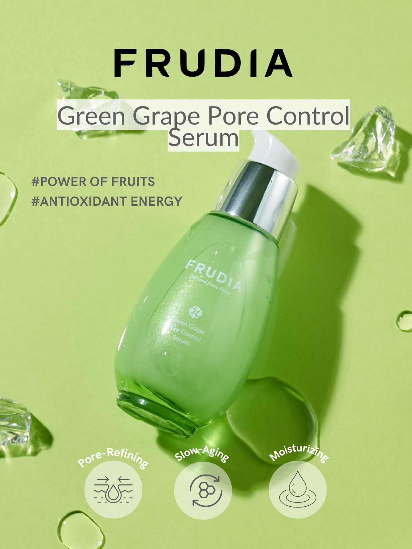 FRUDIA Soro de controle de poros de uva verde thumbnail